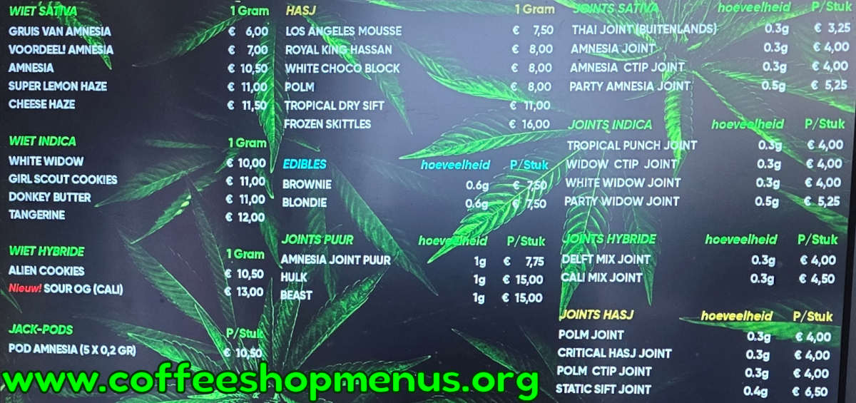 menu picture